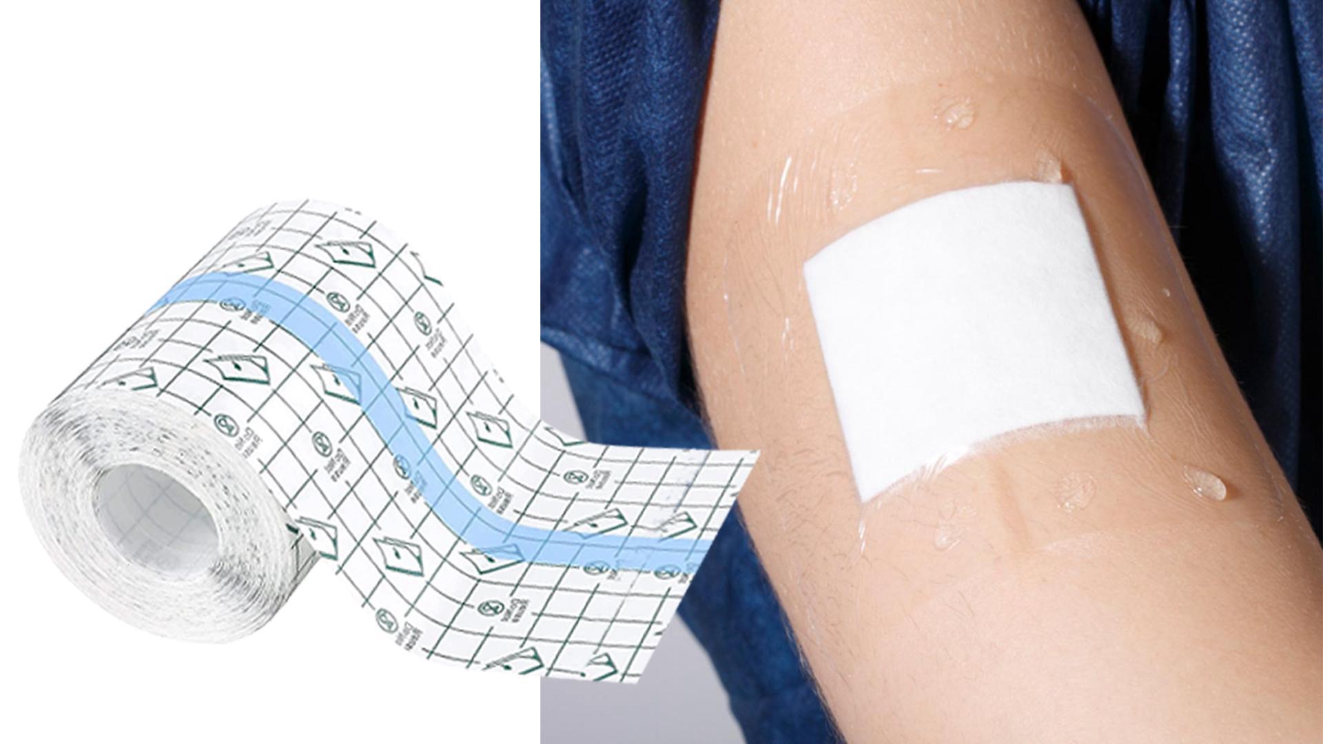 Pansement Tatouage Waterproof 10cm X 10m - Bandage Étanché Cicatrisant Anti-Allergique, Idéal Sports, Douche & Protection Quotidienne