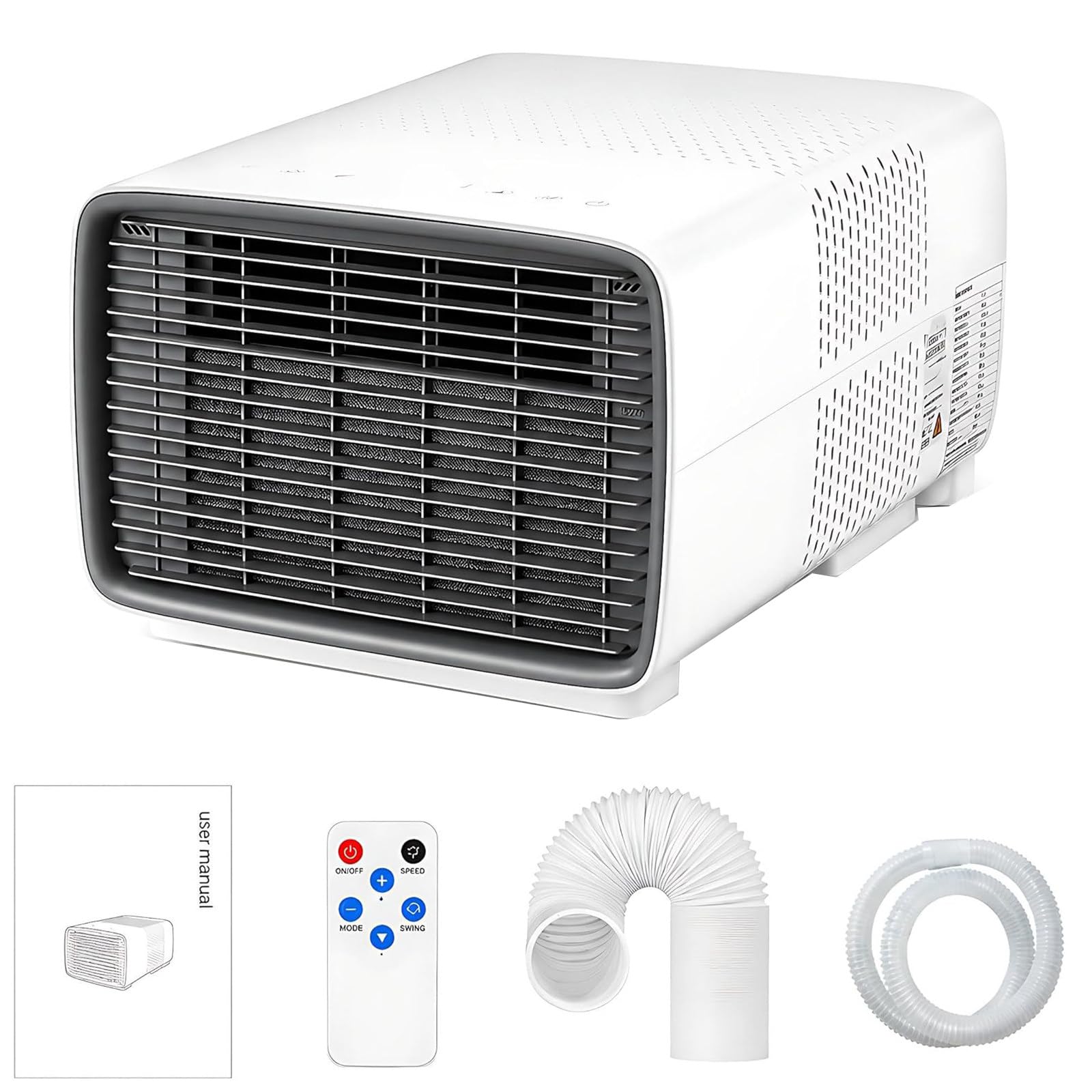 AityBuy Quiet Portable Air Conditioner – 2700 BTU Real Compressor AC Unit, 280W Low Power Consumption, 45dB Ultra-Silent Operation, 3-in-1 Cooling + Dehumidifier + Fan with Timer & Remote