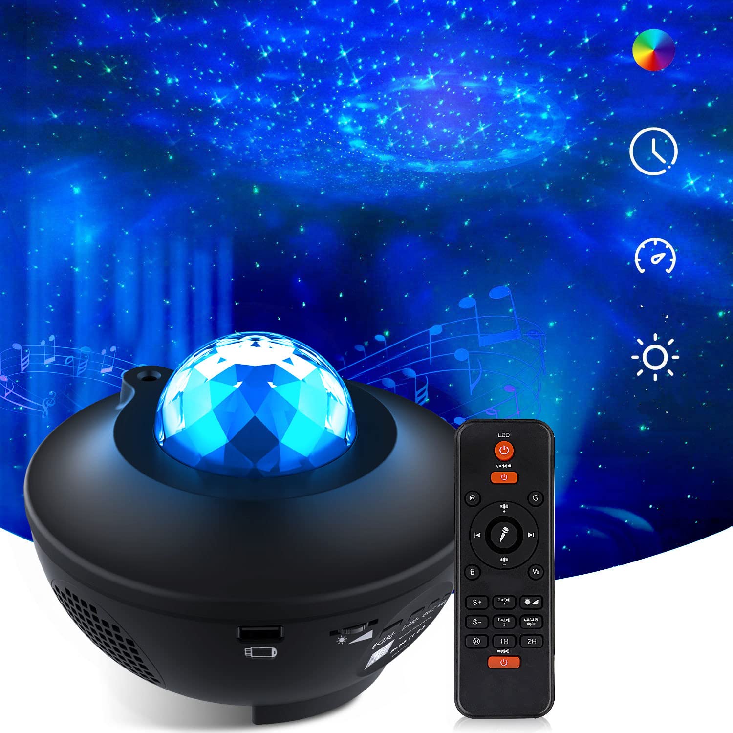 Galaxy Projector for some cool stream backgrounds