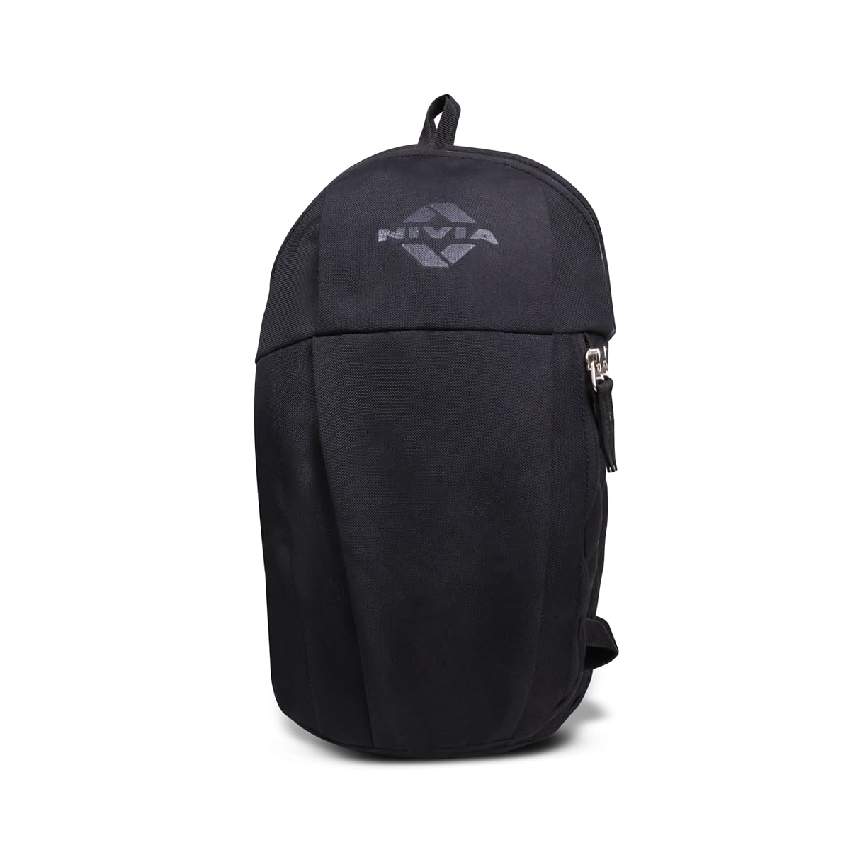 Pulse Junior 2.0 Backpack For Men & Women, Water-Resistant Sports Backpack, Lightweight, Durable 600D Polyester, Double-Zip Main Compartment & Secure Front Pocket, Capacity-10 Litres (Black)