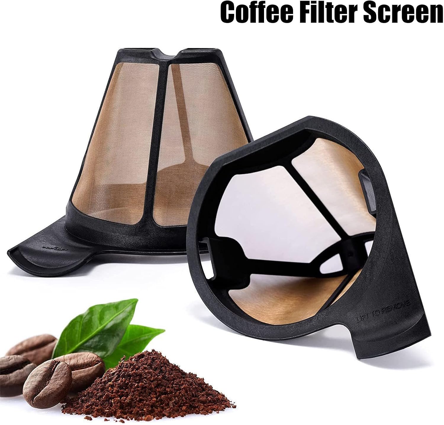 Reusable Coffee Filters, Washable Cone Coffee Filter Basket Replacement Coffee Maker Filters for CF09X CF097 CF090 CF091 Permanent Coffee Filters