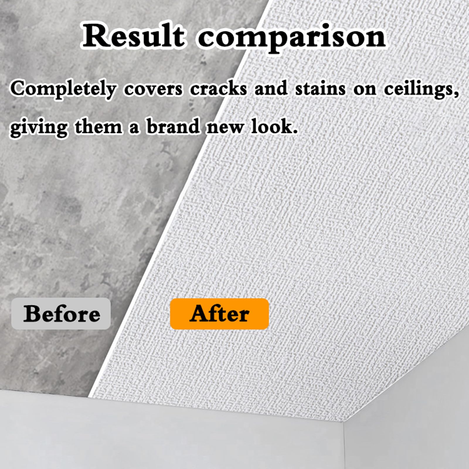 Piastrelle del Soffitto, PVC Decorativo, Schiuma di PVC, 2 mm, Stacca e Attacca, per Camera da Letto, Soggiorno