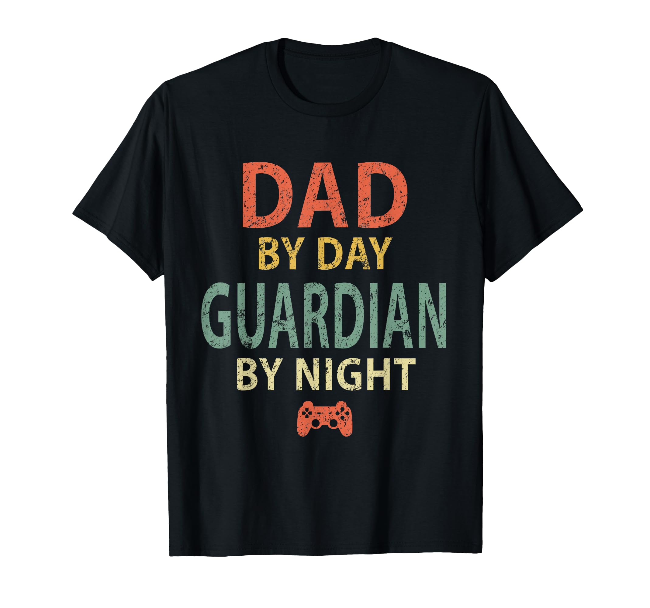 Gamer Dad Shirt. Dad by Day Guardian by Night Gaming T-Shirt