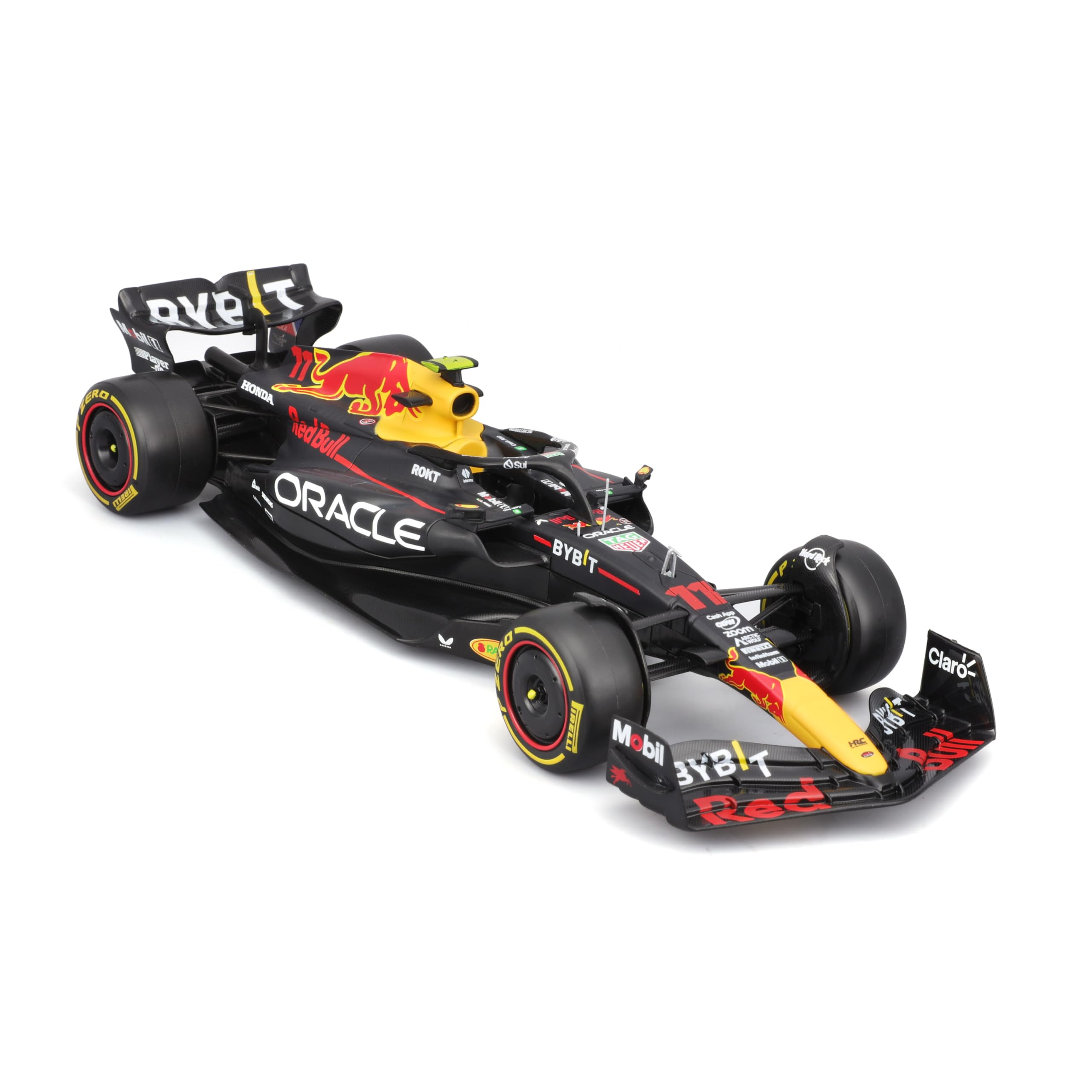 Bburago 1:24 2023 Race Oracle Red Bull RB19 with Figure, Perez #11