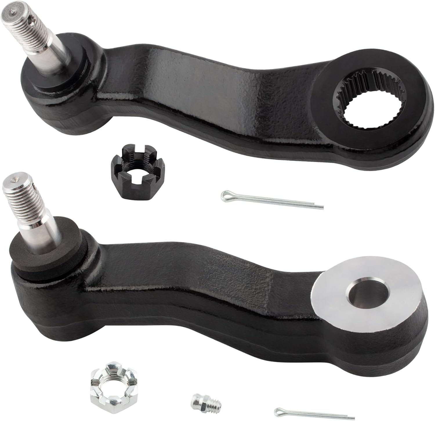 BOXI (Set of 2) Front Idler + Pitman Arm Fit for Cadillac