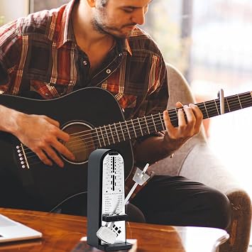 Piano Mechanical Metronome, Piano Drum Instrument Metronome Mechanical, Practicing Performing Musical Instrument Aid with Precision Timing for Men, Women