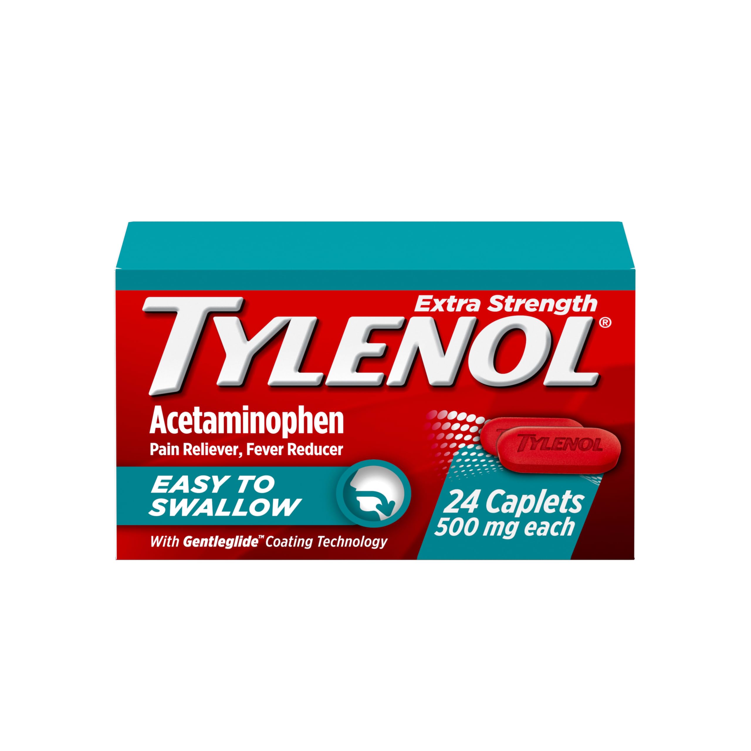 Tylenol Extra Strength Easy to Swallow Acetaminophen Caplets, 200 ct — Amazon image 11
