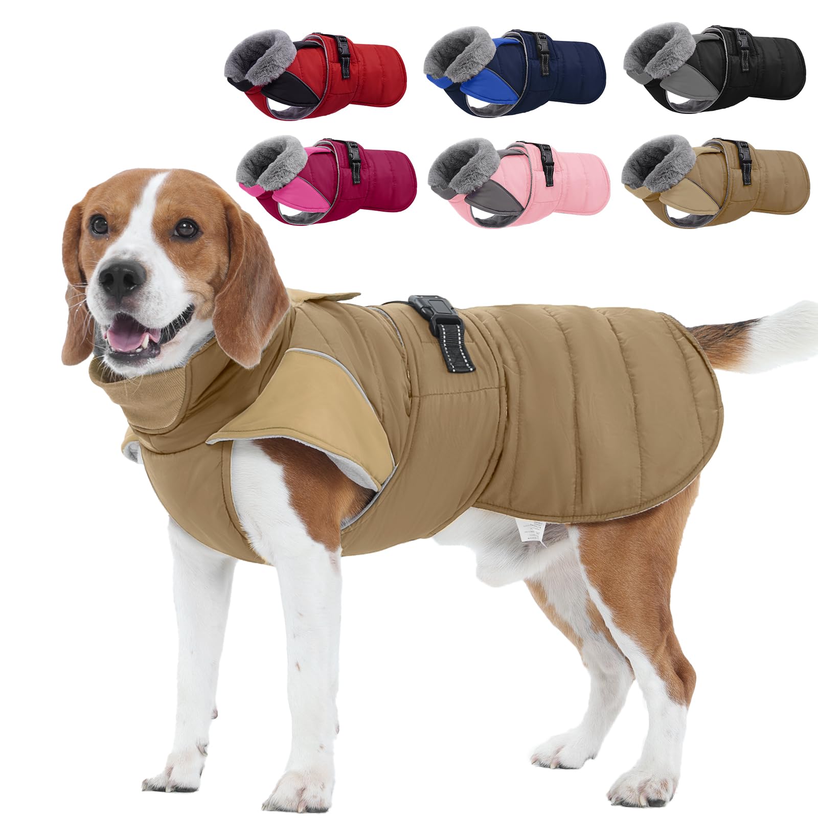 Nanaki Dog Coats for Large Dogs Winter-Waterproof Large Dog Jacket Snowsuit — image 1