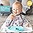 Bumkins Sleeved Bib for Girl or Boy, Baby and Toddler for 6-24 Mos, Essential Must Have for Eating, Feeding, Baby Led Weaning Supplies, Long Sleeve Mess Saving Food Catcher, Born This Way Kindness