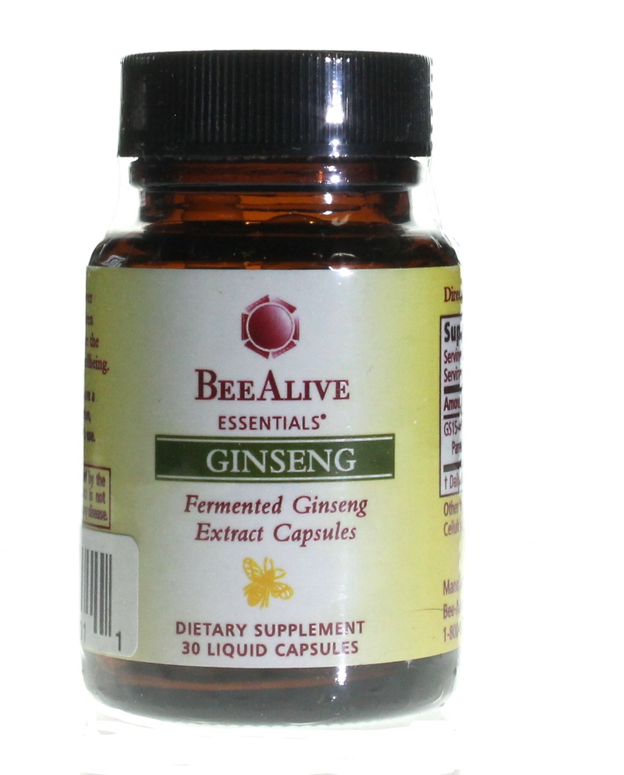 BeeAlive Cápsulas de Extrato de Ginseng Fermentado | Frete Grátis ...