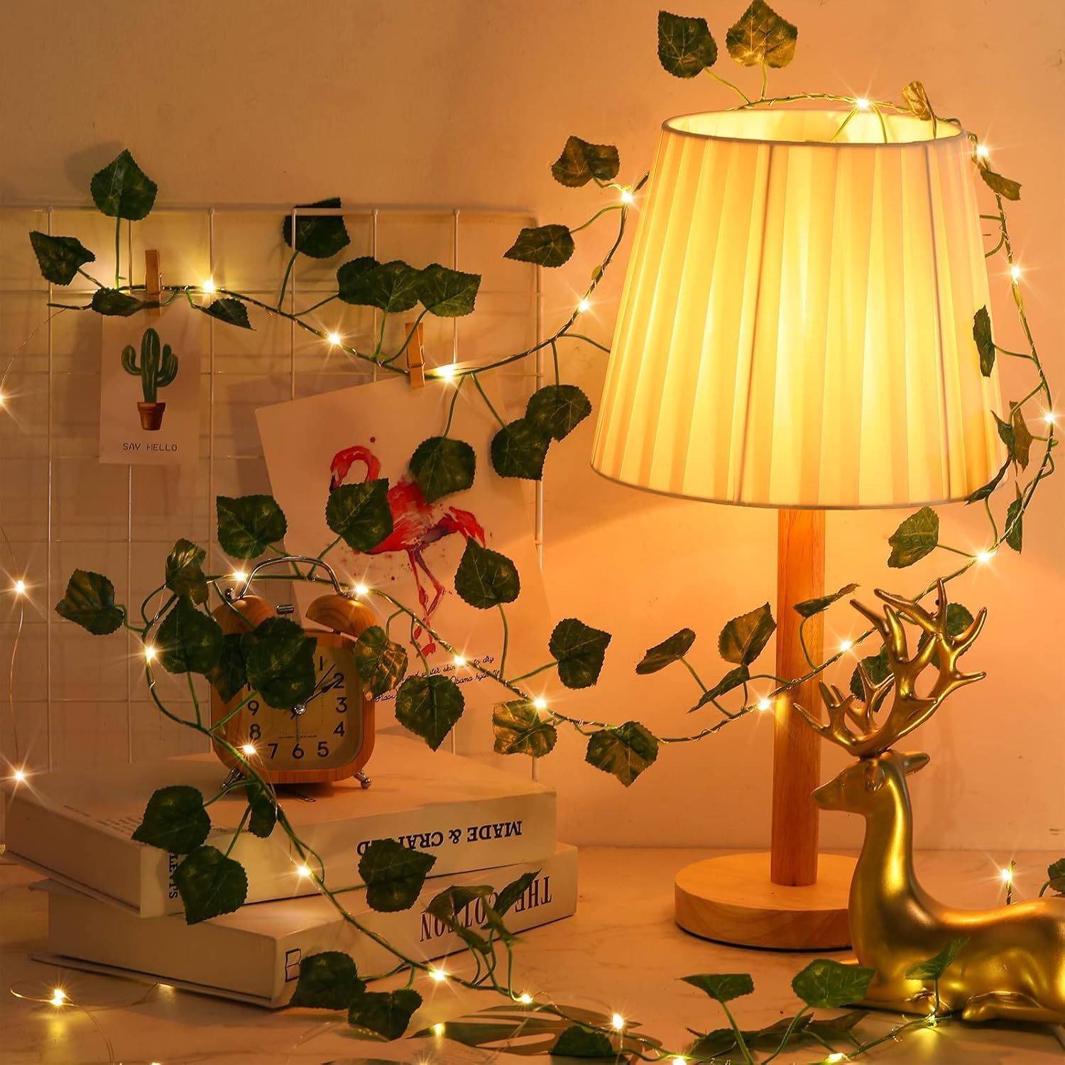 FLOROOM Decorative Money Plant Strings – Ideal for Home, Wall & Haldi, Pooja Decoration Setup 4