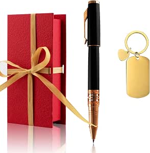 Yastar Personalized Business Pen & Medal Gift Set - Custom Engraved With Name/Message