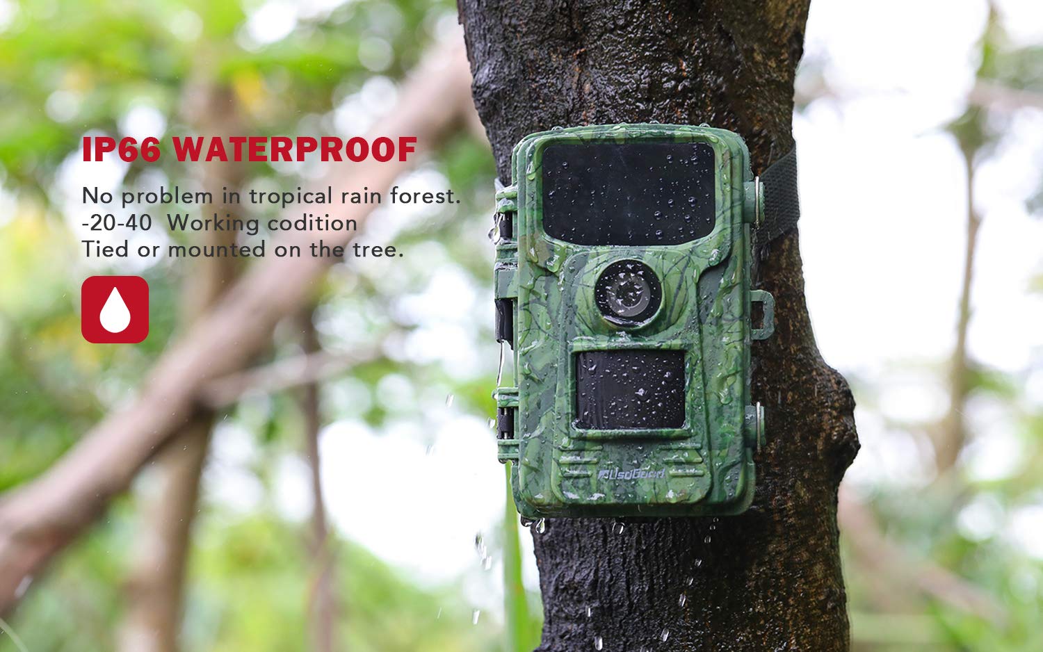 With Night Vision Motion Activated Waterproof Hunting Trail Camera