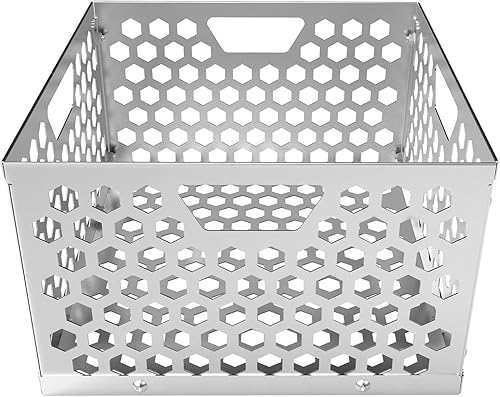 Miniatura 4 de onlyfire Cesta de carbón para ahumador de Oklahoma Joe's, cesta de acero inoxidable para ahumador, utilizada para fumar de larga duración y