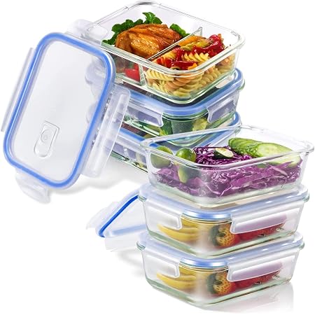 Igluu Meal Prep Glass Containers With Lids – 10-Piece Airtight Set, Microwave, Oven & Freezer Safe - View #8