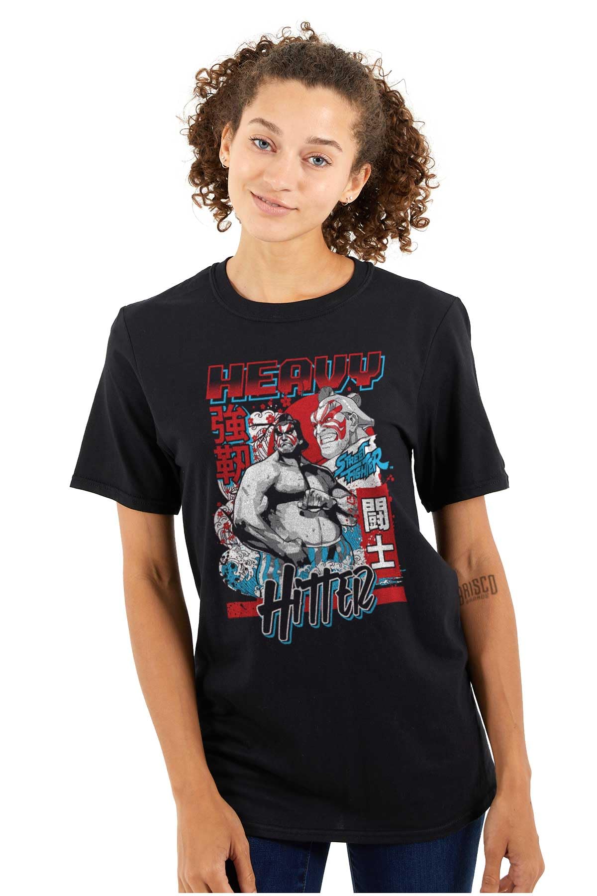 Street Fighter E Honda Heavy Hitter Graphic T Shirt Men or Women Black