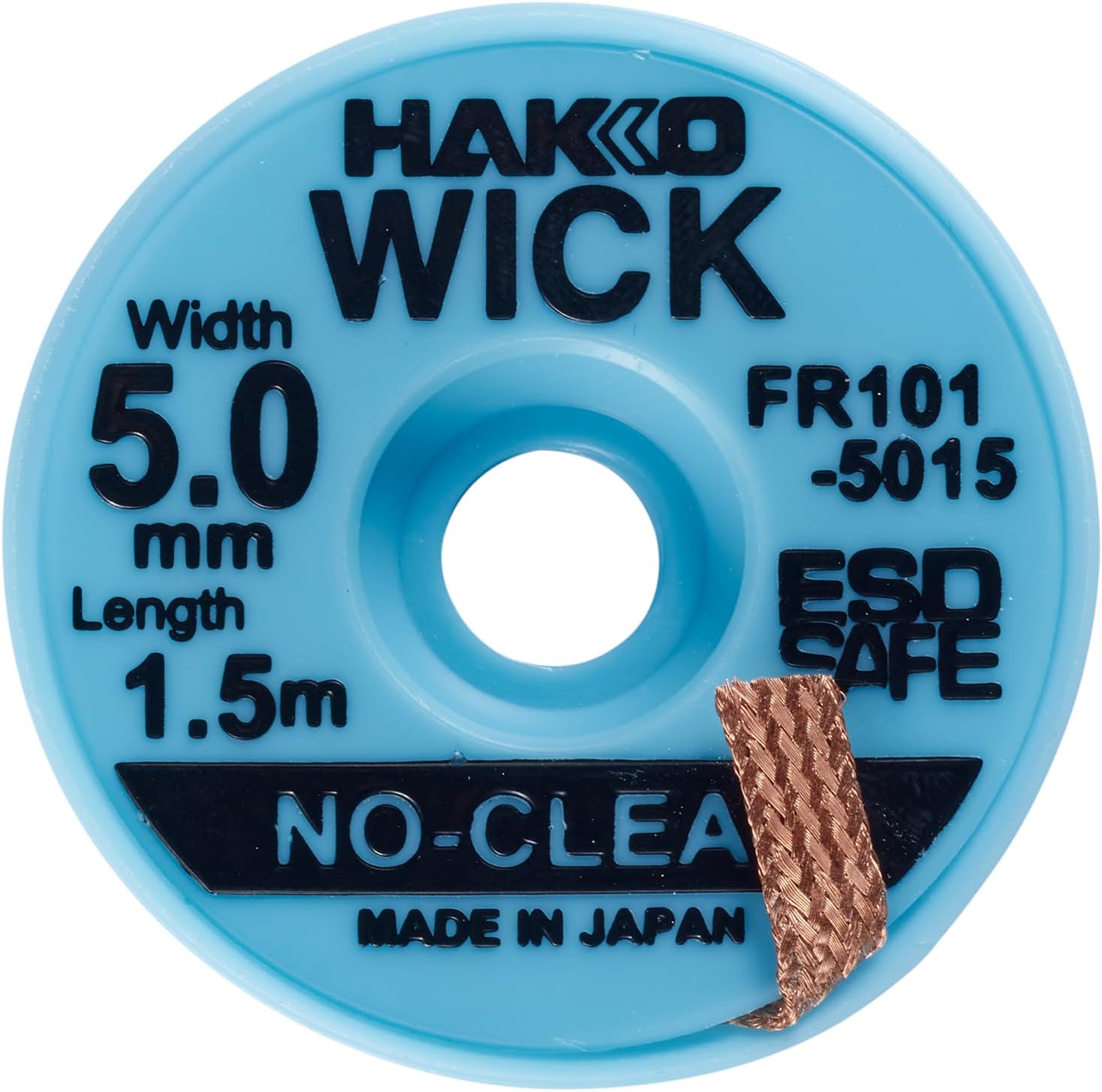 Solder Suction Wire Wick FR-101 No Clean 0.2 in x 4.9 ft (5 mm x 1.5 m) FR101-5015-J