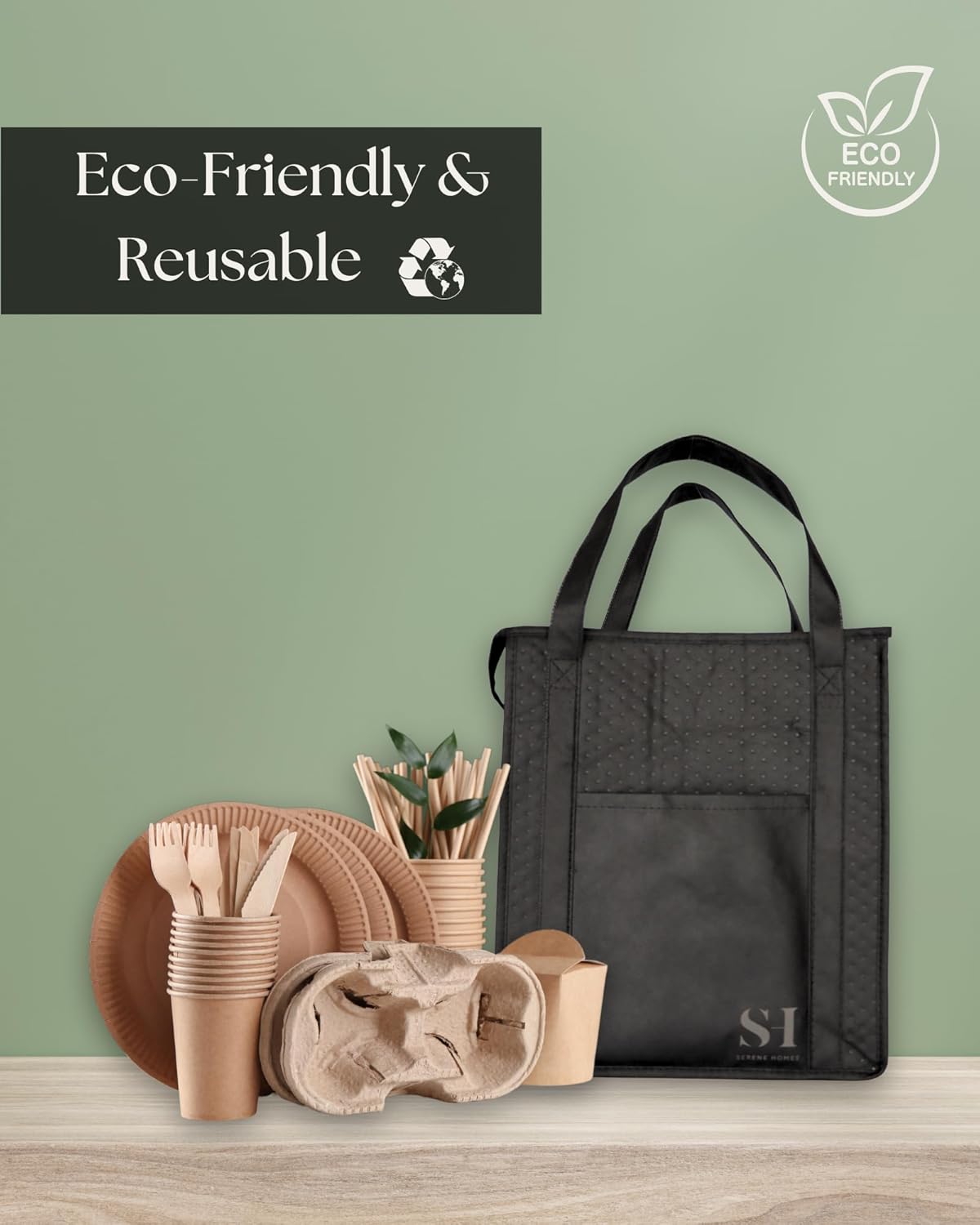 Black Insulated Grocery Bags, 4 Pack Reusable Shopping Bags with Zippered Top for Groceries & Food Delivery - Image 4