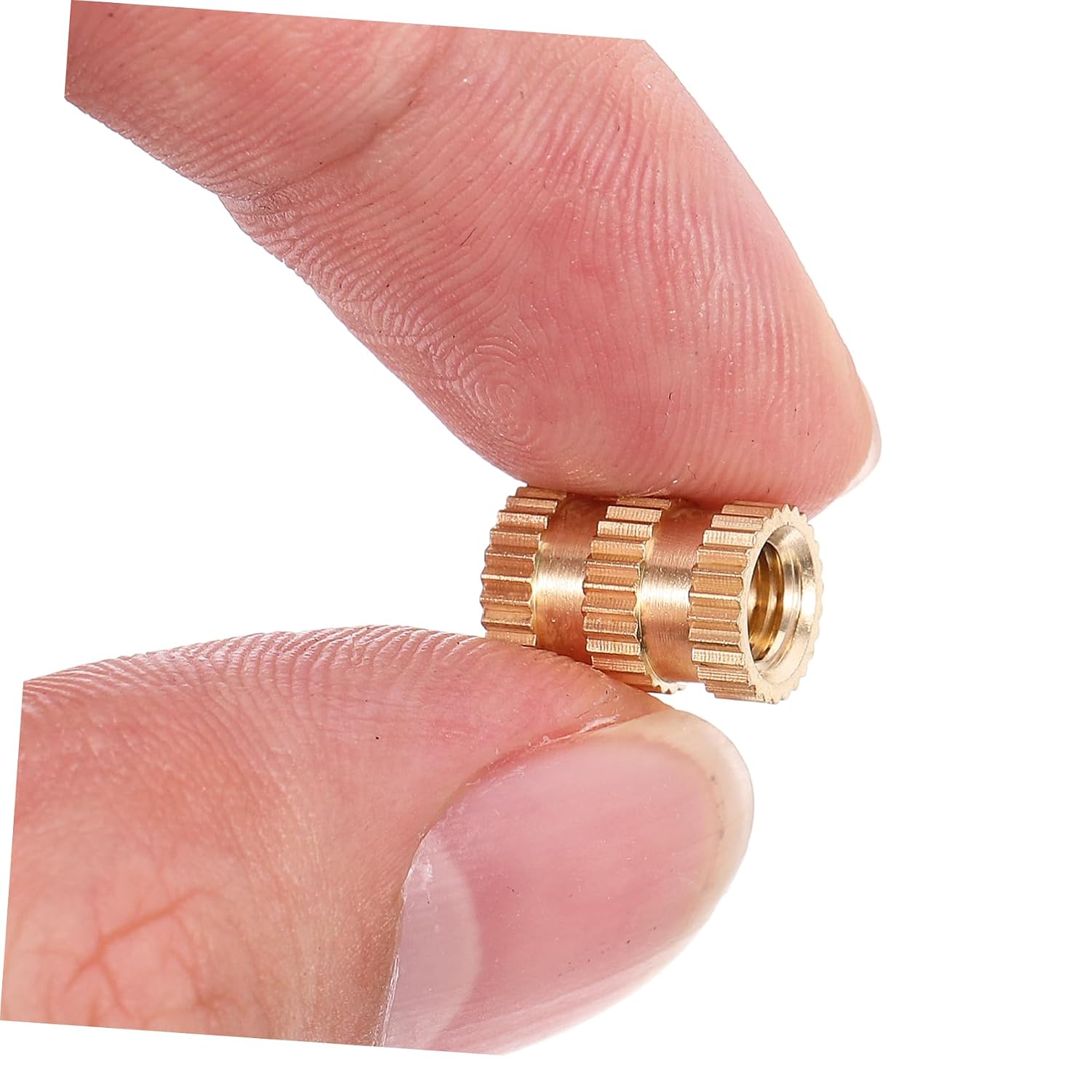 20pcs Brass Threaded Insert Nuts Female Thread M5 10x7mm
