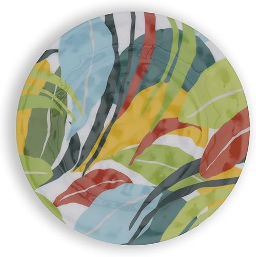 Miniatura 3 de Safdie  Co Bold Foliage - Juego de vajilla de 12 piezas servicio para 4 vajilla de fiesta platos y cuencos tendencias del hogar y artículos