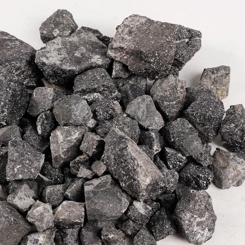 WHZHDMA Bulk Natural Crystal Rough Stone Natural Chromite Ore Crystal Rough Stone Ornaments Ore Specimen Aromatherapy Diffuser Stone Rough Material Gravel Rocks Stones and Crystals
