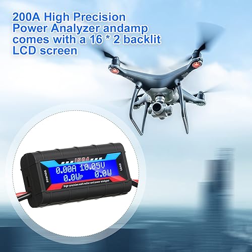 Miniatura 4 de 2 unidades de 150 A medidor de vatios de alta precisión analizador de potencia, monitor de rendimiento de batería, medidor de amperio, monitor de