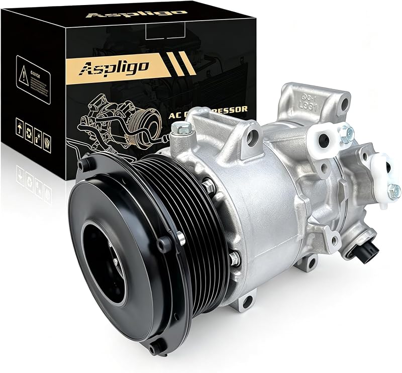 Compressor do ar-condicionado Aspligo para Toyota Camry e RAV4 2.4L – 12 V
