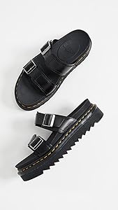 Dr. Martens Unisex Myles Black Brando Sandal