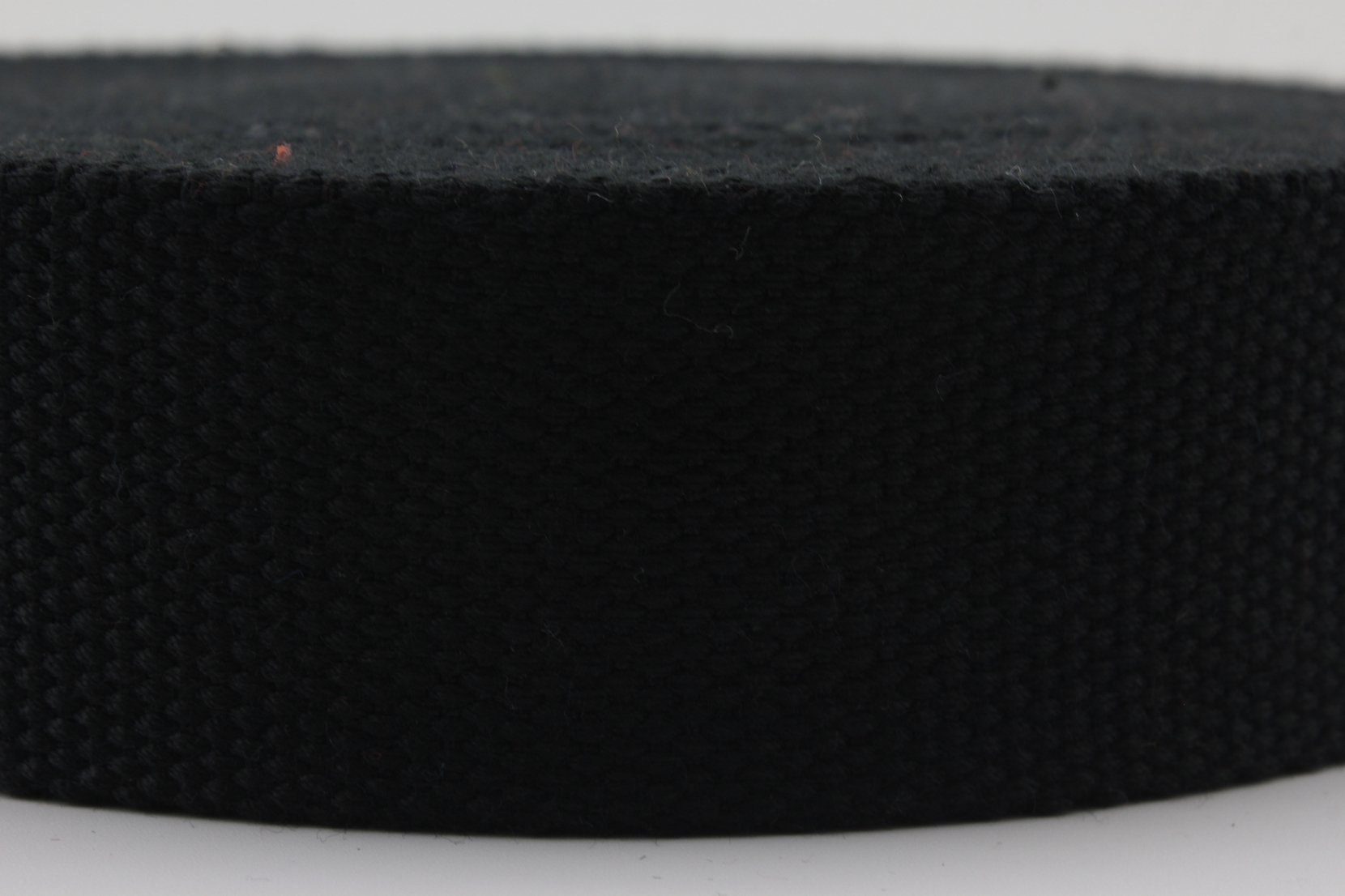 3dancraftit 1 1/2 inch (38mm) Weight Polyester Cotton Webbing Strap 5 Yards Black ZB1