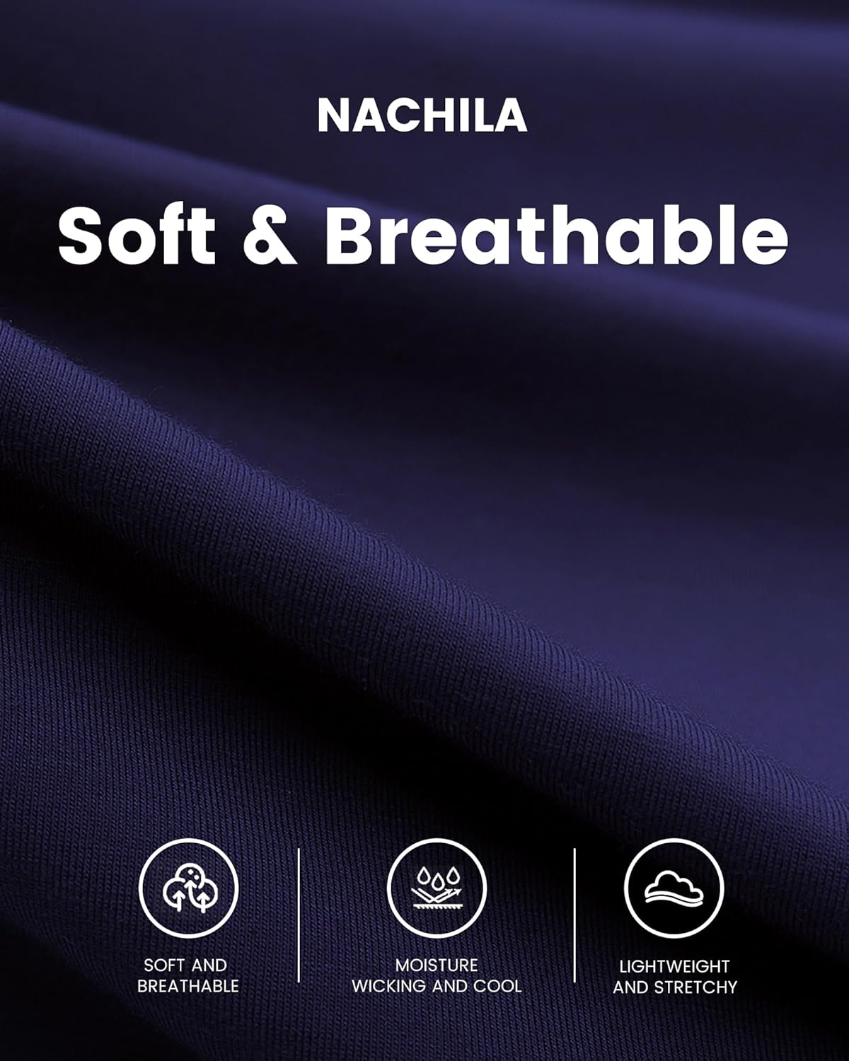 NACHILA Pajamas for Women-Viscose Made from Bamboo,Long Sleeve Pajama Sets Crew Neck Pj with Joggers Pants Soft 2 Piece Pjs - Image 4