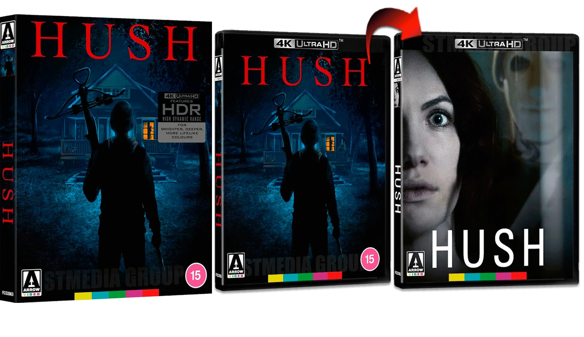 Hush (Limited Edition, Reversible cover) [4K Ultra HD] [Region Free]