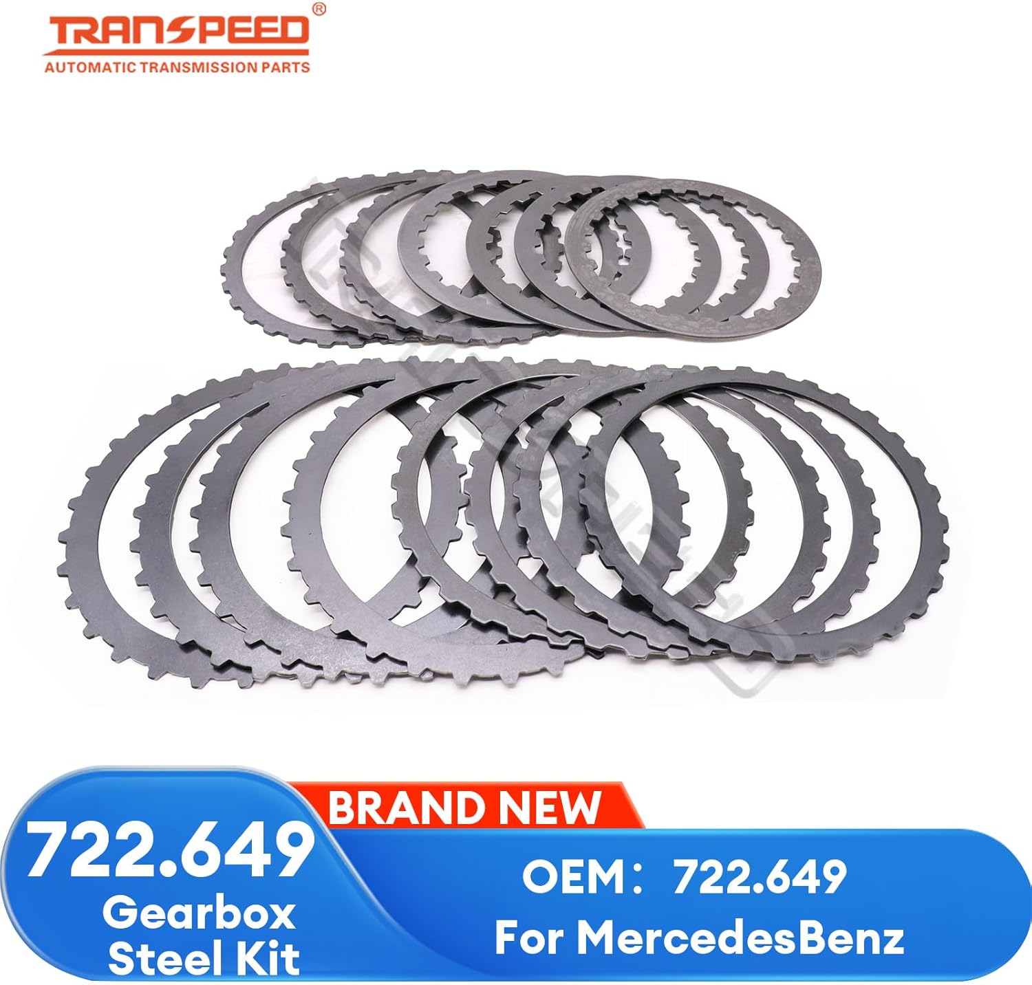 TRANSPEED 722.650-722.699 Automatic Transmission Steel Kit Clutch Plates For Merce-des-Benz GLC300 GLC300 GLE350 GLS450