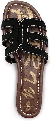 PARTY Womens Slide Sandals - Summer Open Toe H-Band Flat Sandal for Women, Slip On Casual Dressy Beach Ladies Sandal