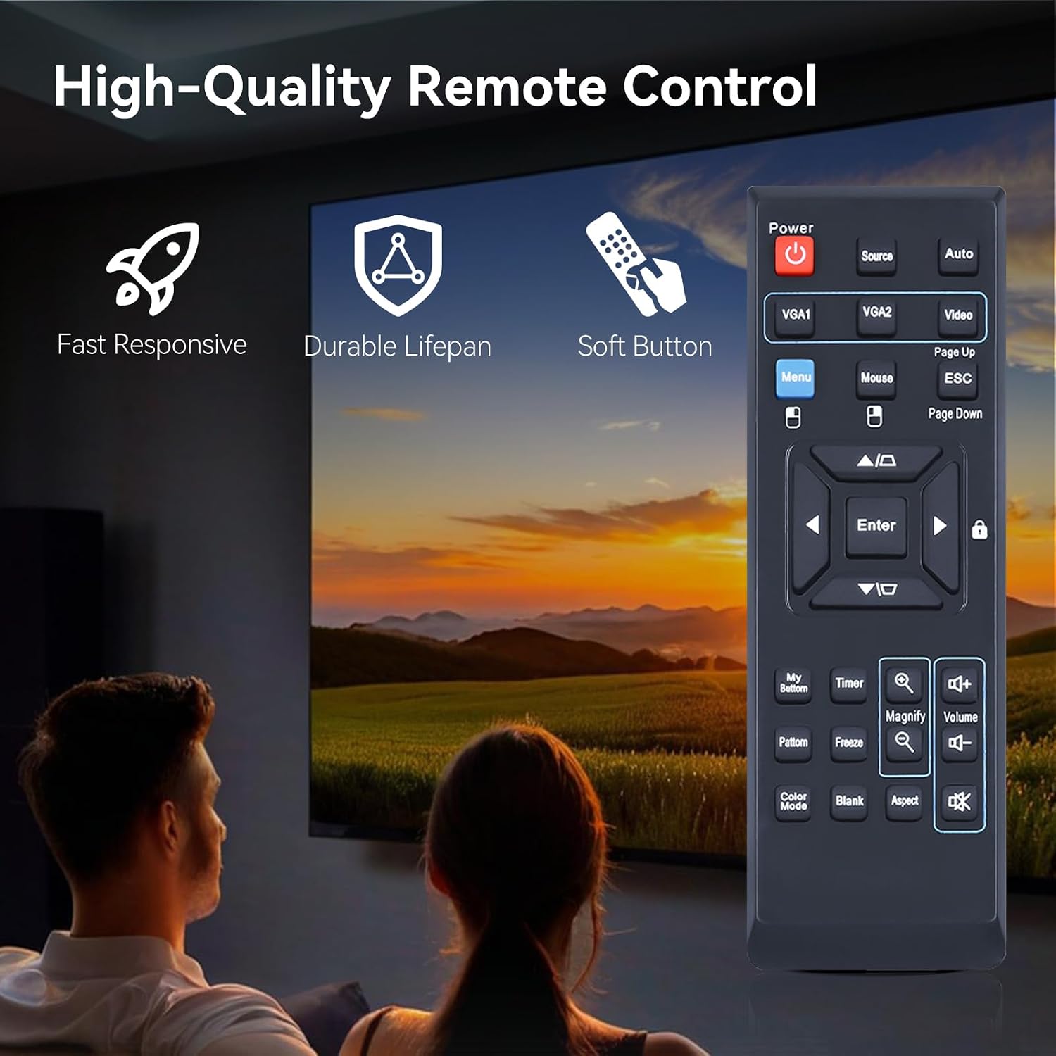 New Replacement Remote Control Compatible for Viewsonic Projector image 4