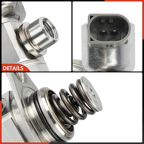 Miniatura 8 de A-Premium Bomba de combustible de alta presión con pernos compatible con Volkswagen Jetta, Passat, Tiguan, Beetle, CC, Eos, GTI y Audi A3/A3