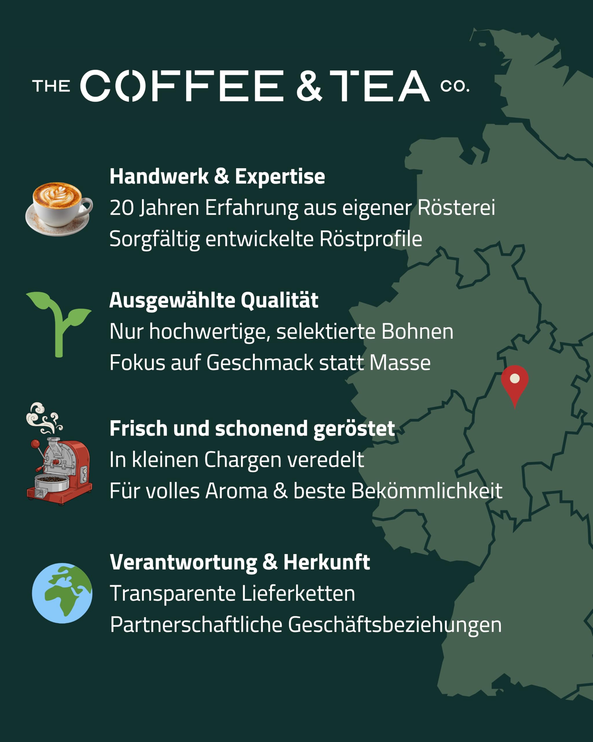 C&T Spezialitätenkaffee aus Brasilien (3x1000g) | Single Origin Kaffee | 100% Arabica Kaffeebohnen | Schonende Trommelröstung | säurearm & frisch geröstet | Schokolade, Nuss & Karamell | Ganze Bohnen