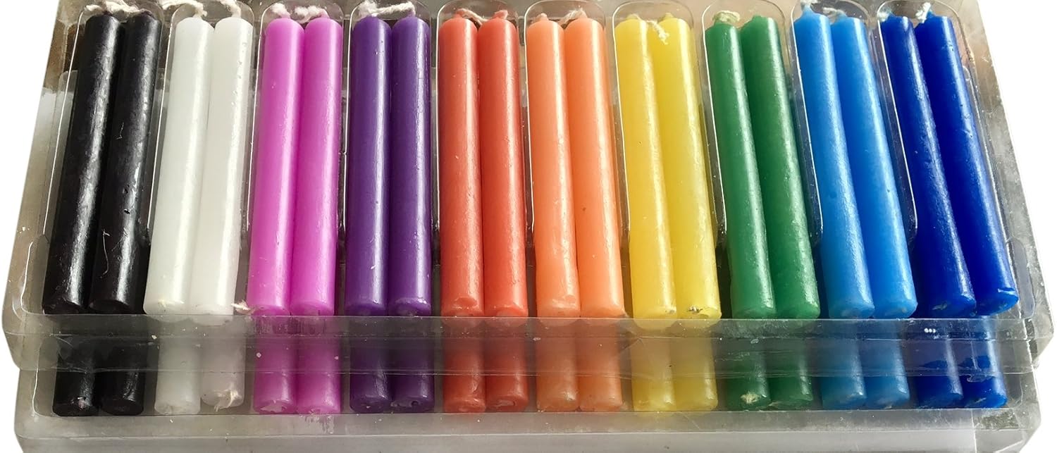Spell Candles (40 Candles) - One Shipping Charge!: Home & Kitchen