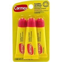 Carmex Lip Balm Tube Classic Medicated 0.35 Ounce (6 Count)