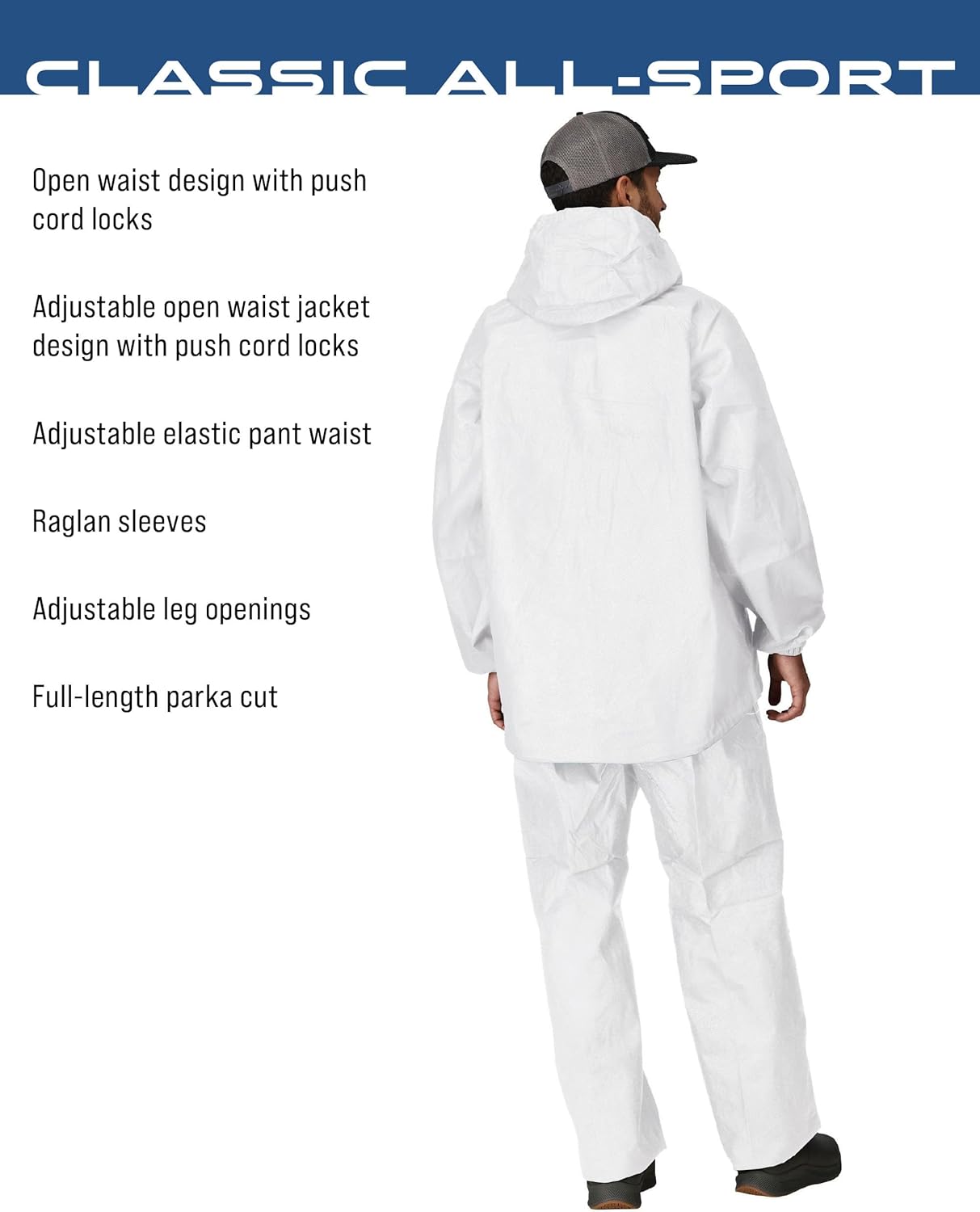 FROGG TOGGS Men's Classic All-Sport 3-Layer Waterproof Breathable Rain Suit - Image 3