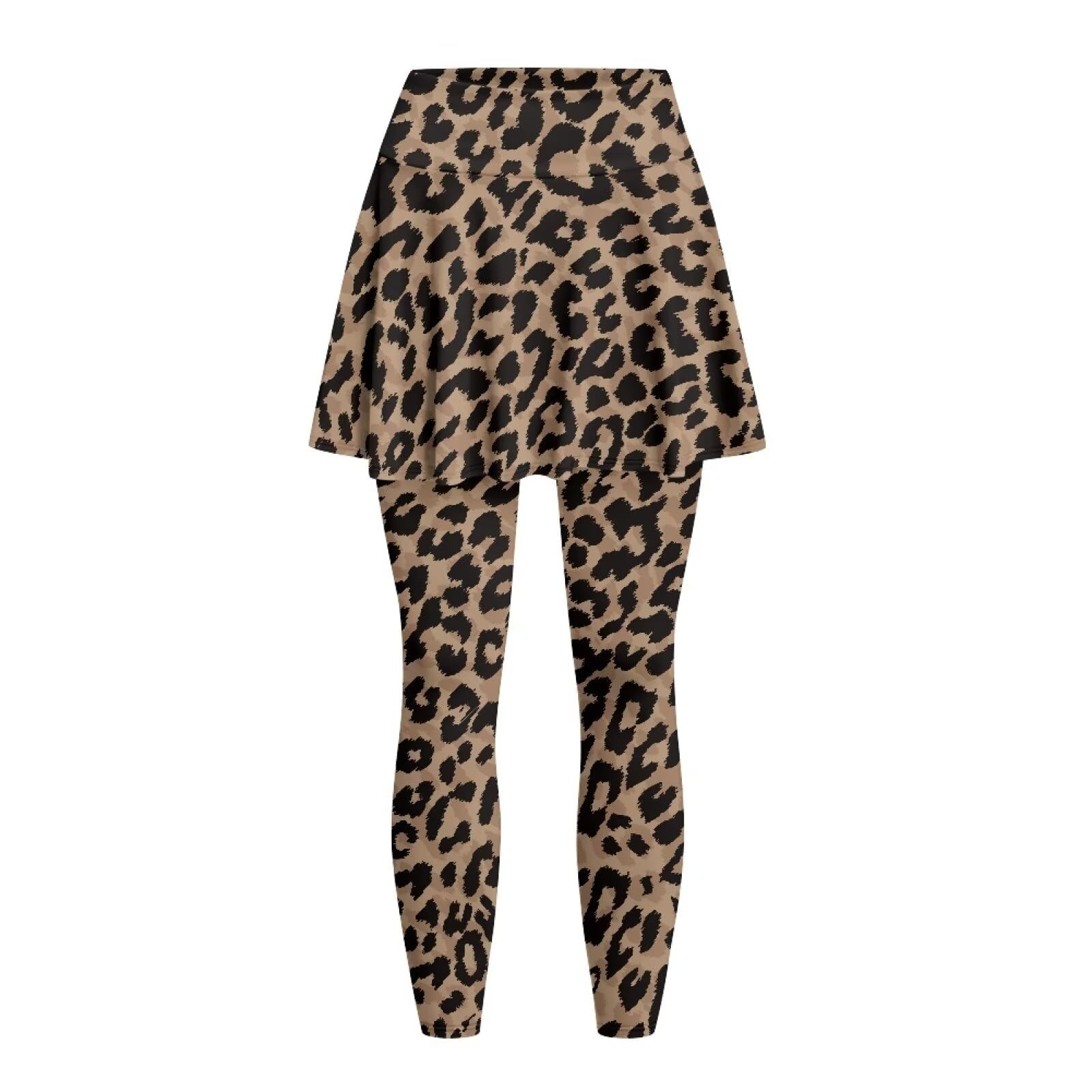 Poceacles Spódnice legginsy dla kobiet spódnice legginsy do jogi z wysokim stanem spódnice tenisowe z legginsami joga bieganie spódnice golfowe