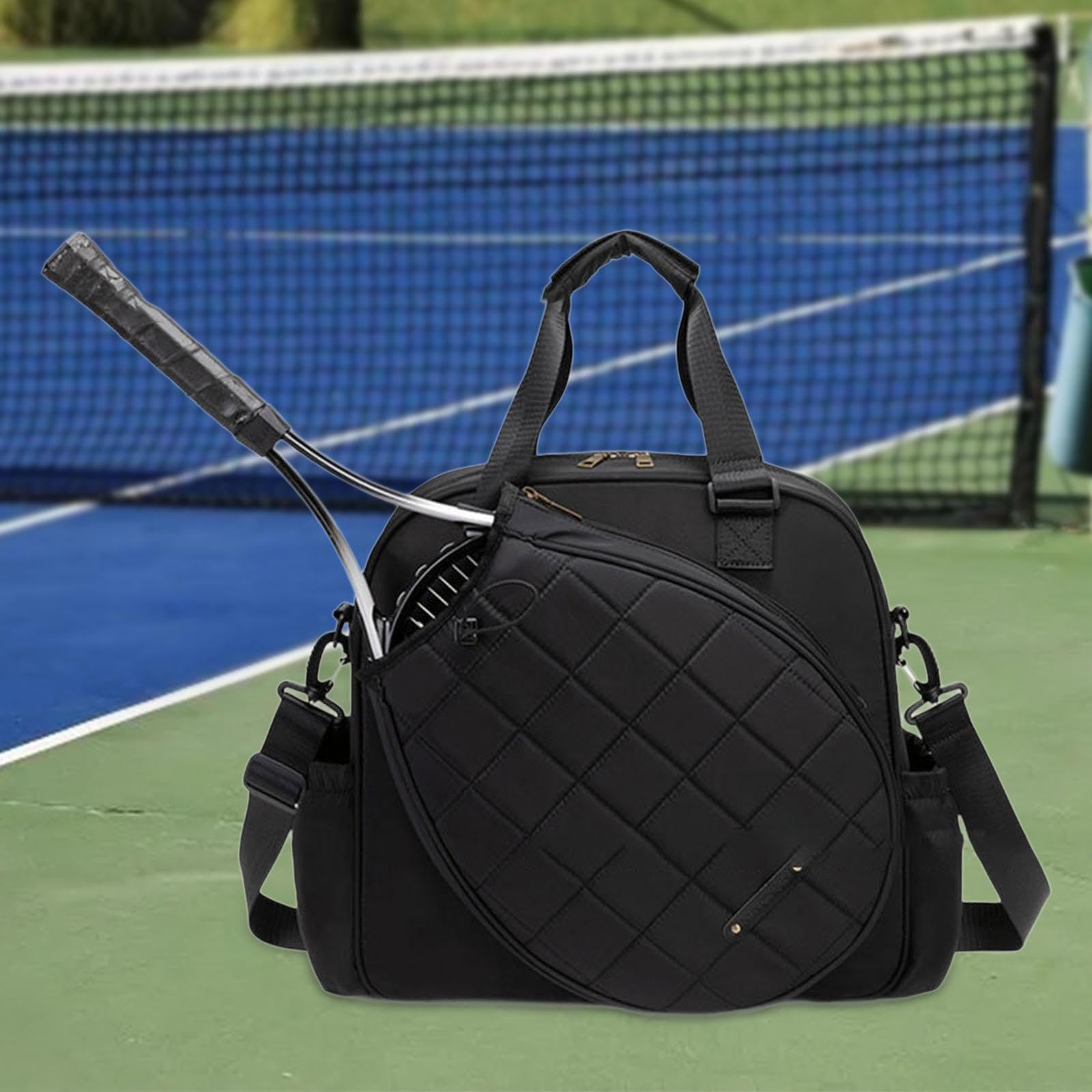 Borsa Sportiva da Badminton e Tennis, con Caratteristiche di impermeabilità Elevate e Grande capacità, per Donne appassionate di Sport, Grande Borsa