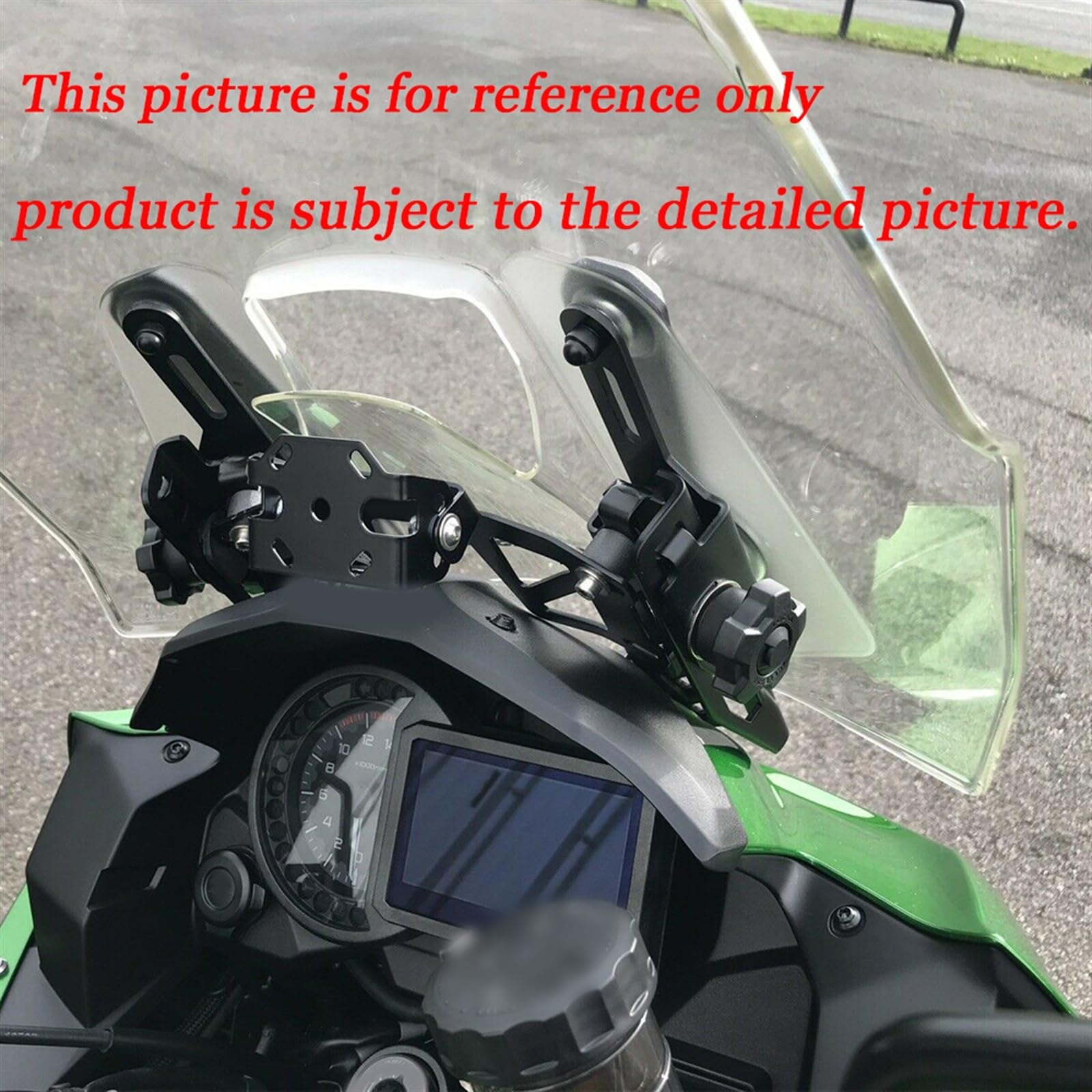 Supporto Telefono E GPS Per Kawasaki Versys 1000 2015-2018 – Staffa In Alluminio Con Piastra Di Navigazione
