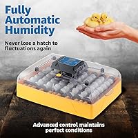 Vista 5 de Brinsea Ovation 56 EX Incubadora de Huevos con Control Automático de Humedad y Giro de Huevos para Incubar 56 Huevos de Gallina, Pato, Otros Huevos