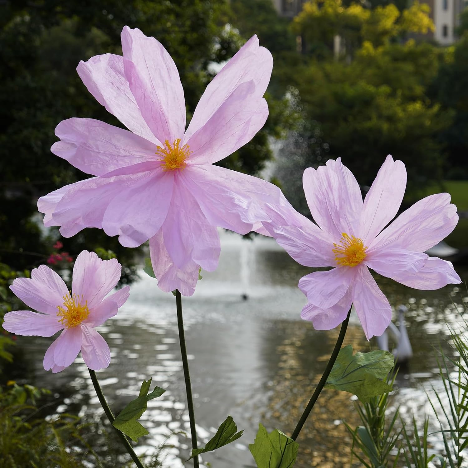 Giant Daisy Paper Flowers for Decoration,Large Artificial Daisy Flowers,Standing Floor Flowers Decor for Parties,Weddings,Baby Showers,Photo Booths,Events,Home Display,Handmade Floral Props - Image 7