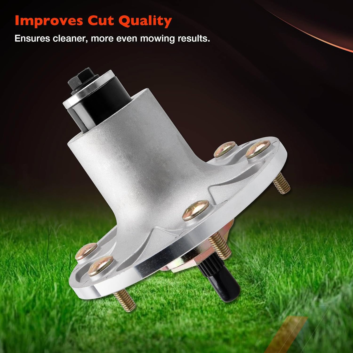 ATRACYPART 109-6917 Mower Deck Spindle Compatible with Exmark Lazer Z AS/DS/XS/X-Series 48 52 60 66 72 Inch Zero Turn Mowers Replaces# 109-2102 109-0764