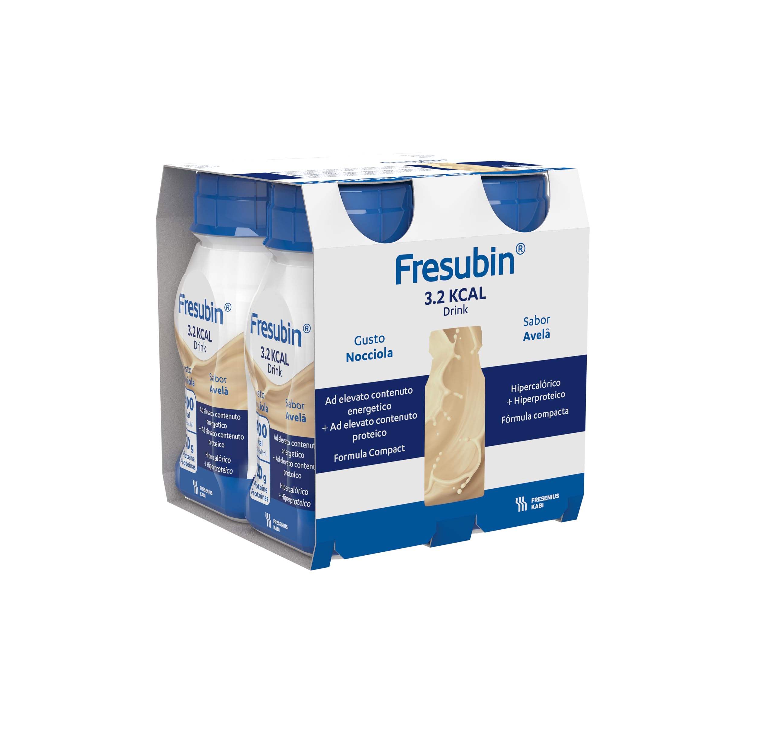Fresenius Kabi Fresubin 3.2 KCAL Drink gusto Nocciola, 4 x 125ml