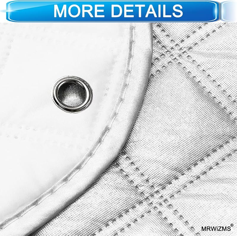 MRWiZMS VW T5 T6 Hővédő Szőnyeg Szélvédő Alumínium Fleece UV Védelem 8 Részes