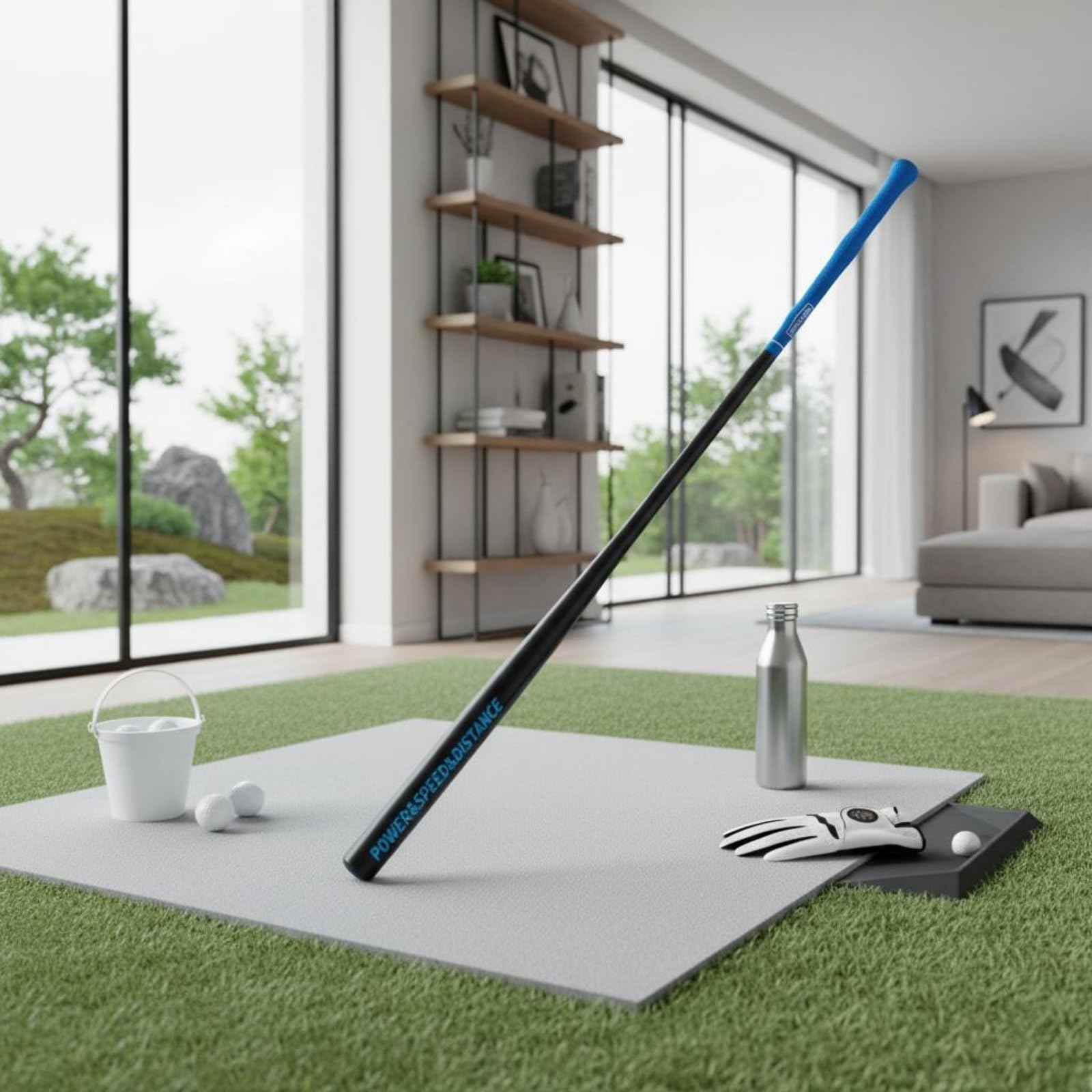 Golf Swing Allenatore Oscillante Strumento di Pratica Bastone da Allenamento con Asta Flessibile velocità E Costanza del Gesto Adatto a Preparazione, Color to 1