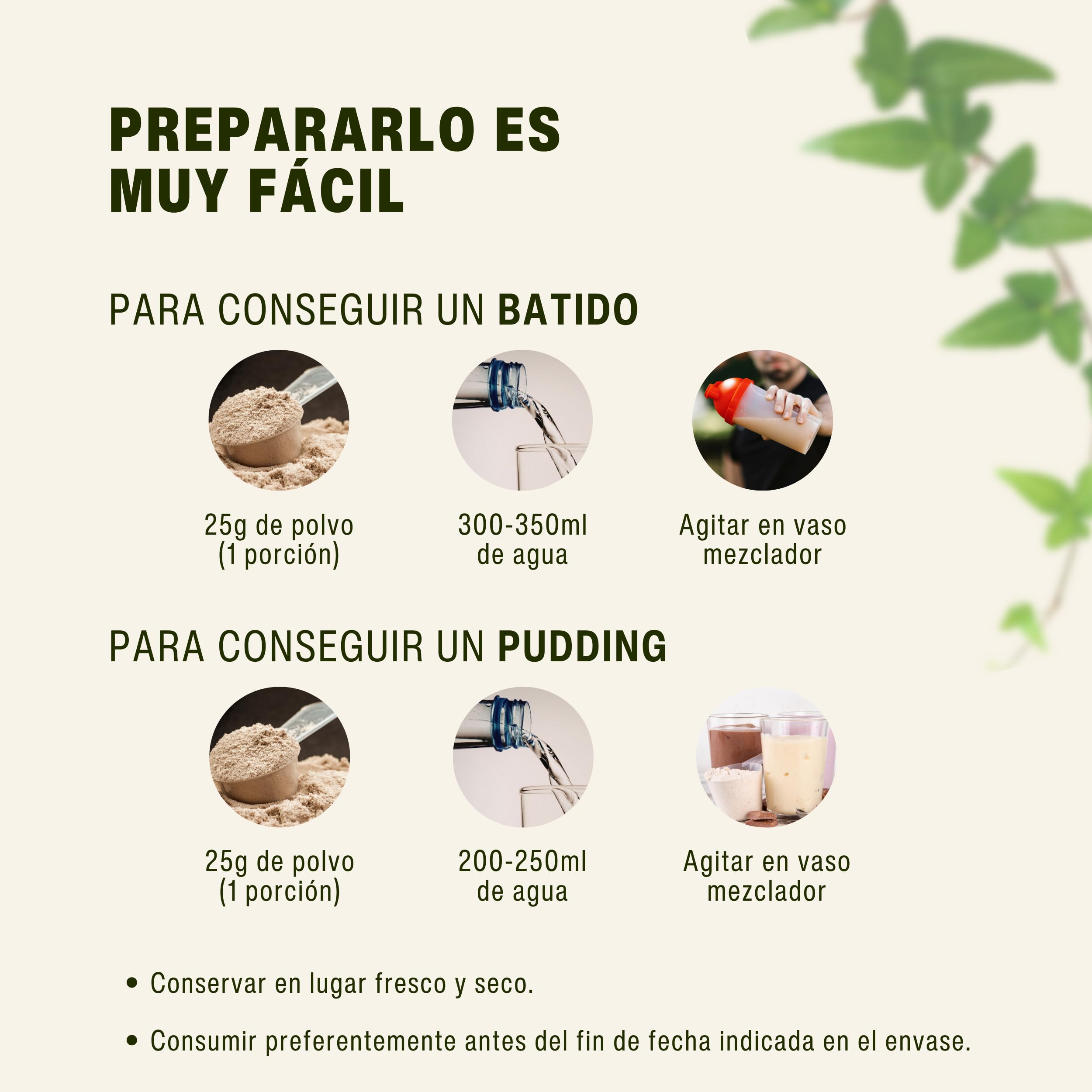 Protéines végétaliennes 800 g | Protéines végétaliennes 100 % végétales de qualité supérieure | Protéines végétaliennes sans sucres ajoutés | Protéine de pois sans lactose | Poudre de