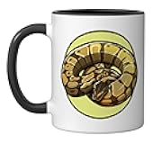 Ball Pythons Ball Python Ceramic Mug, Black/White